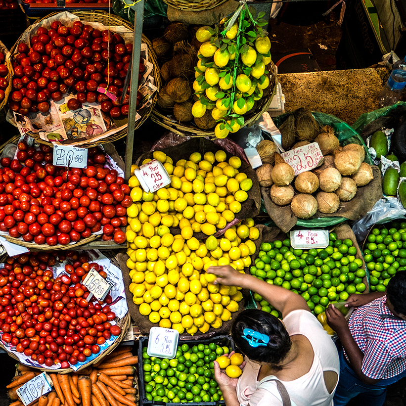 Marché central Port-Louis île Maurice
