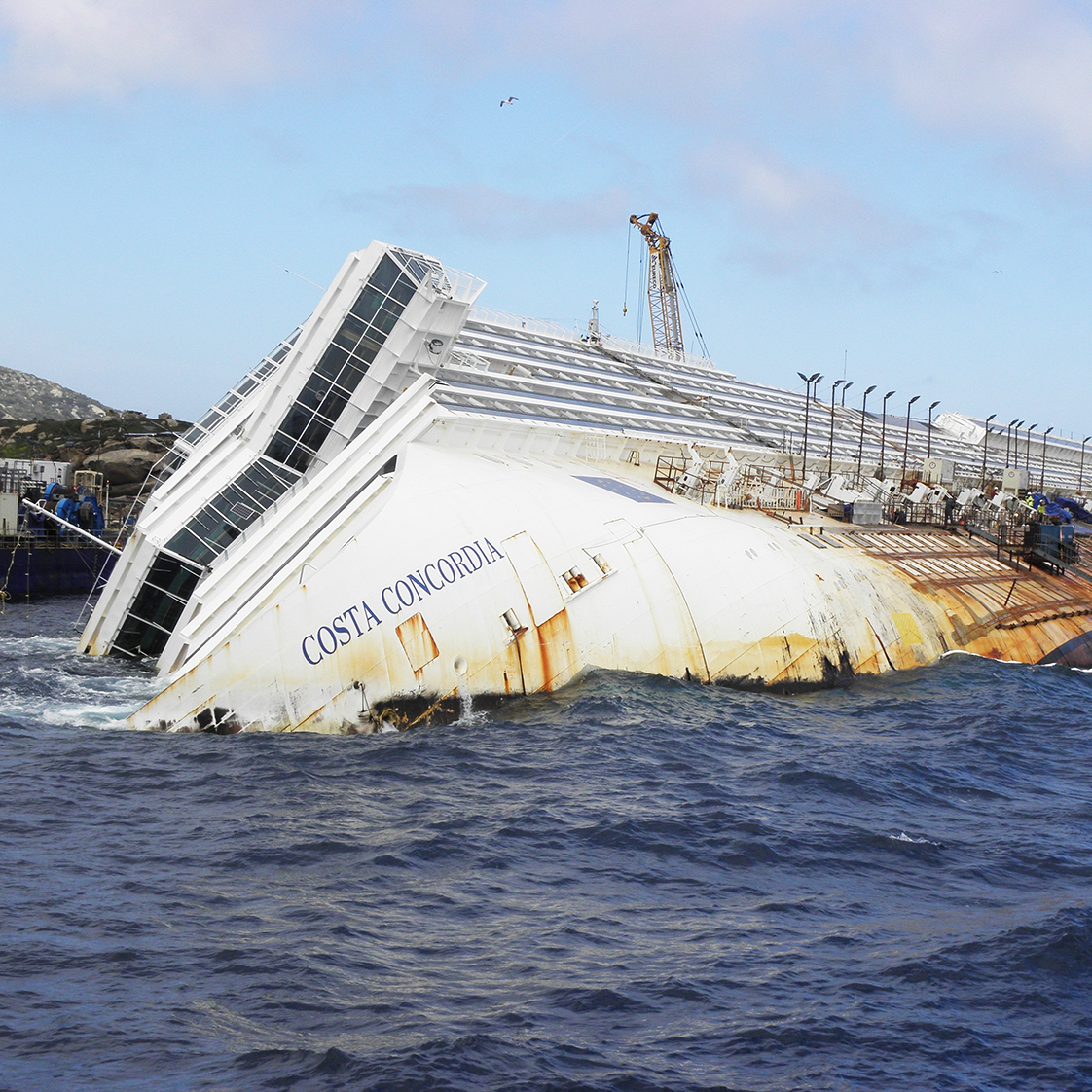 Costa Concordia île de Giglio Archipel toscan île d'Elbe