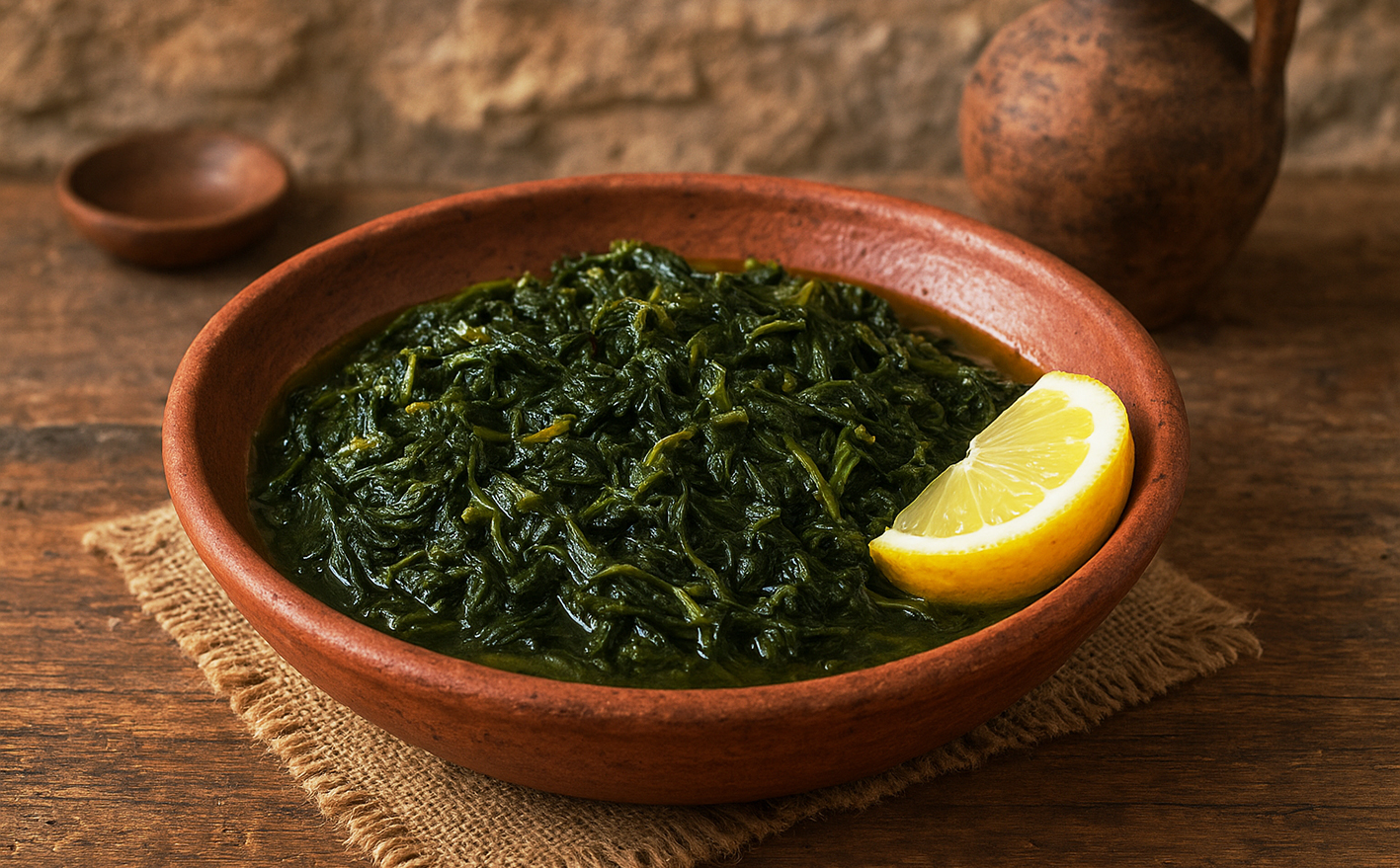 Horta vrasta herbes bouillies Crète