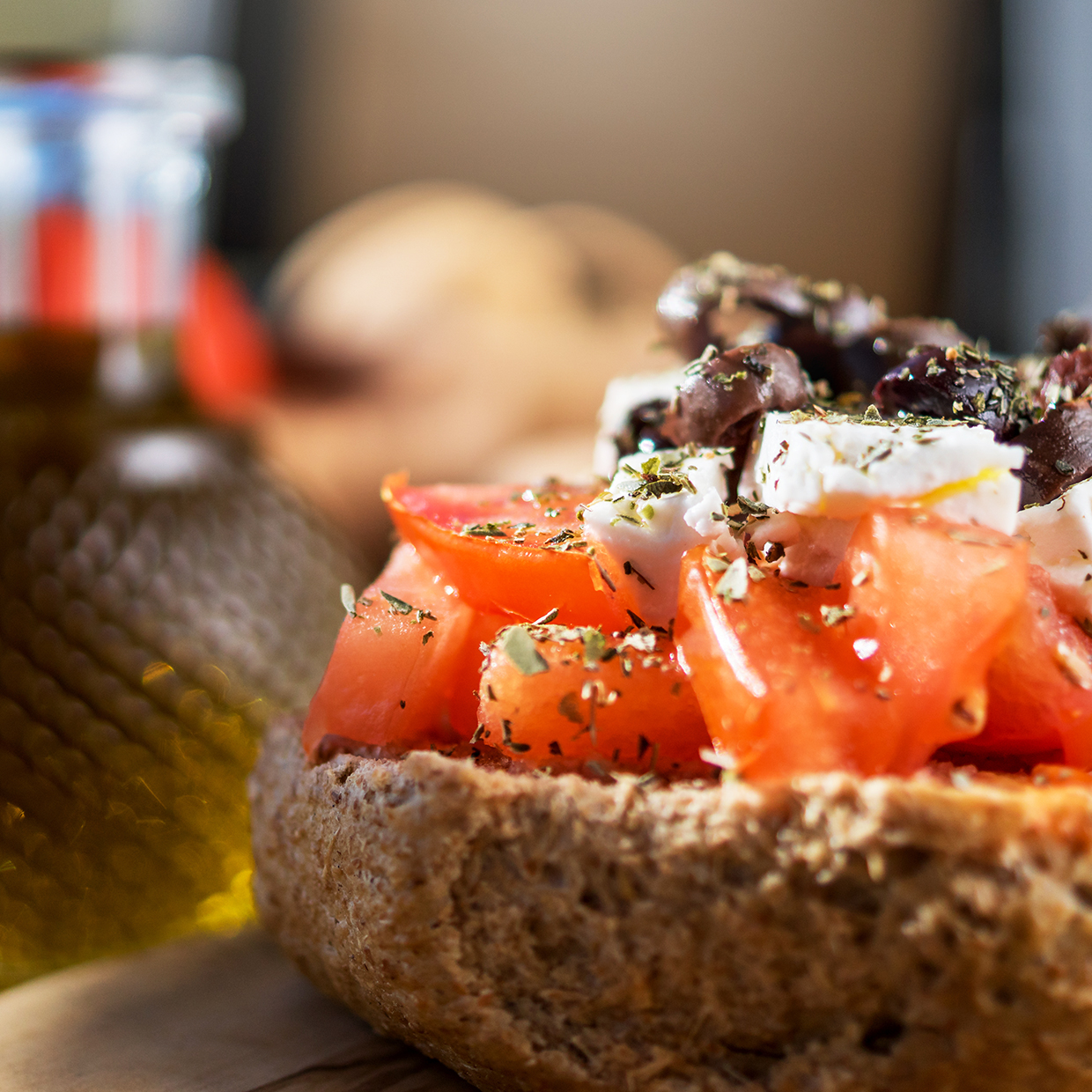 Dakos paximadi cuisine crétoise Crète