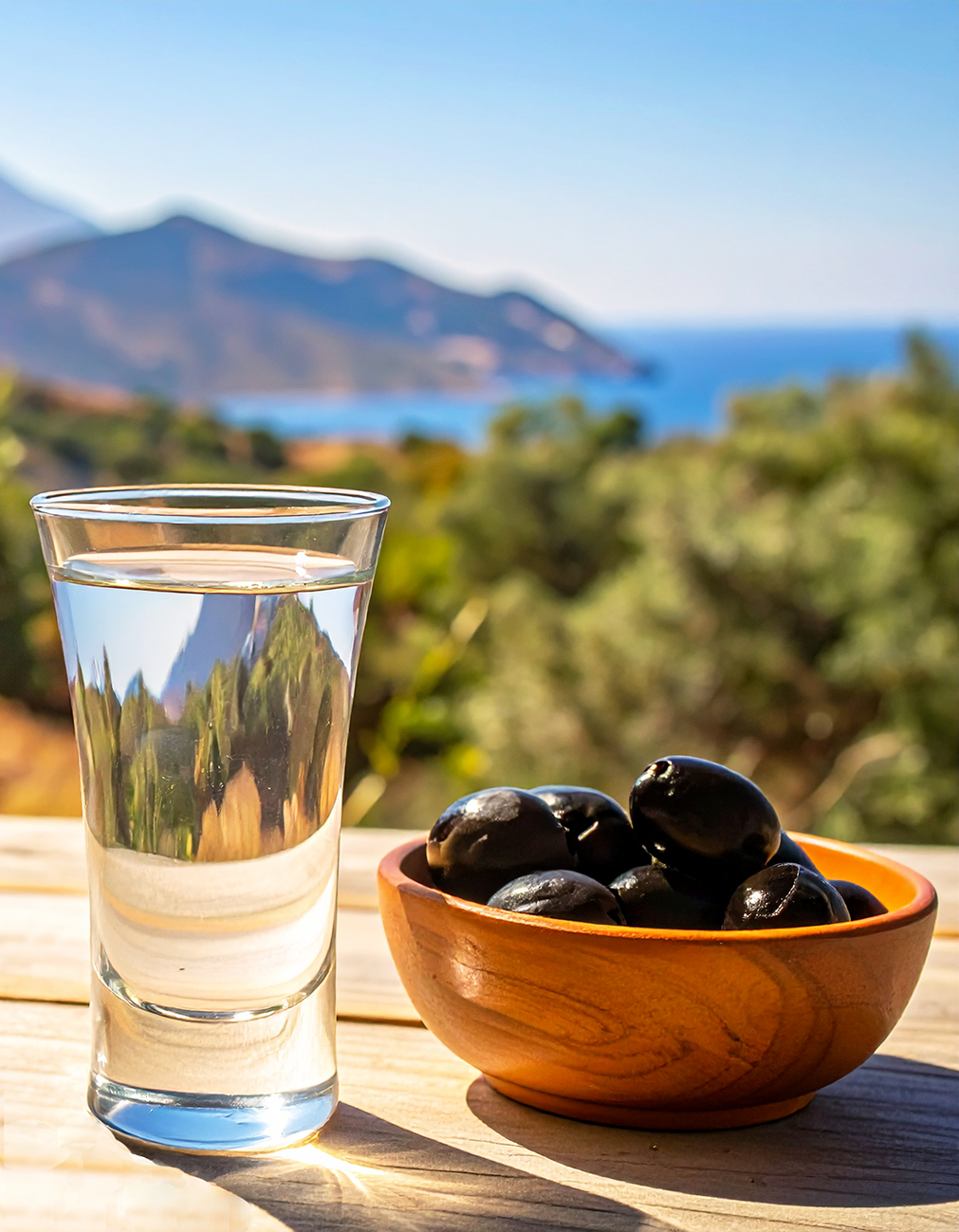 Tsikoudia raki Crète