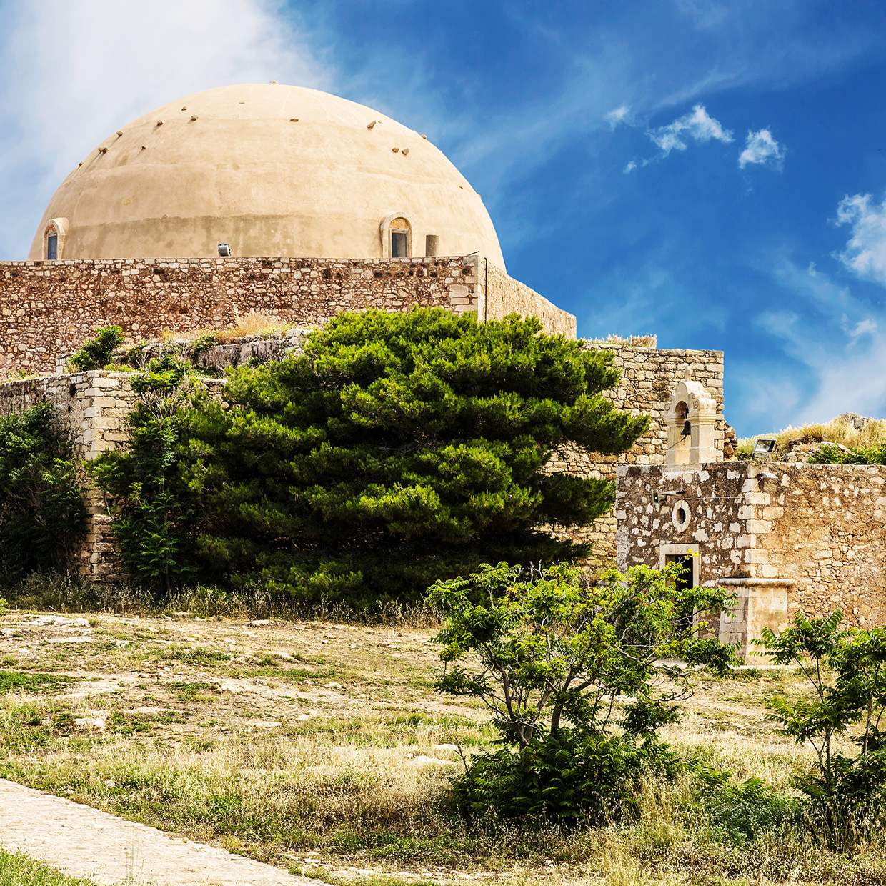 Mosquée Fortezza forteresse Réthymnon Crète