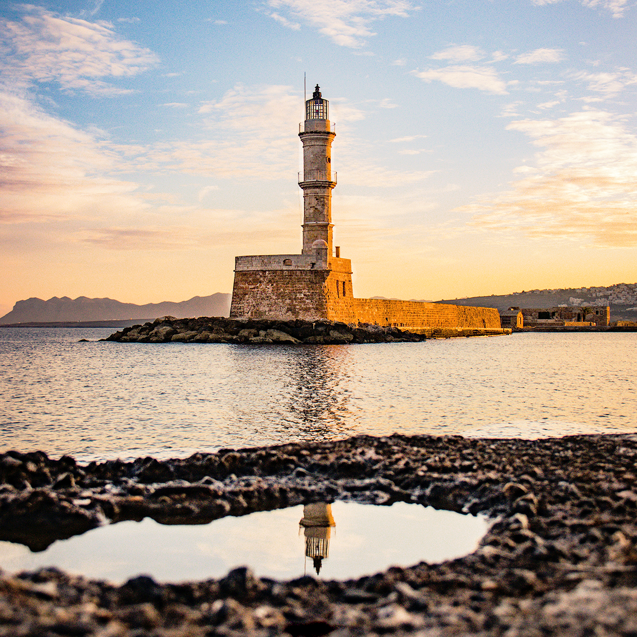 phare égyptien port La Canée Chania Crète