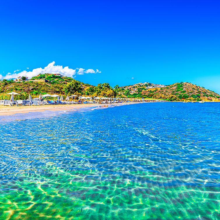 Plage d'Almyros Agios Nikolaos Crète