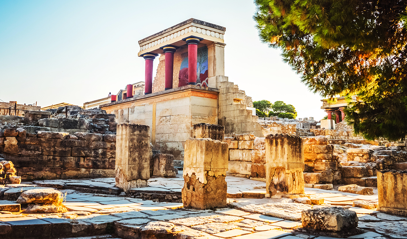 Palais Knossos Héraklion Crète