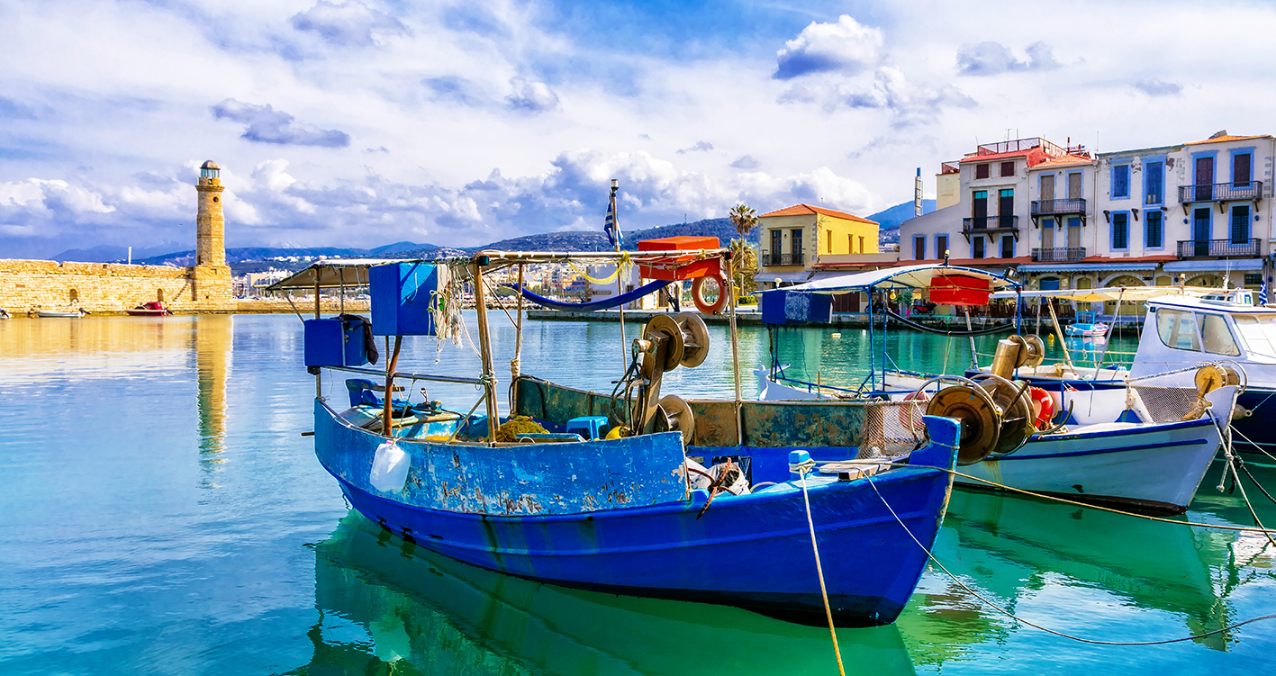 Réthymnon port phare égyptien Crète